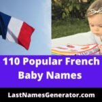 110 Popular & Common French Baby Names & Their Meanings/Origin