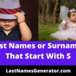 180 Unique Last Names or Surnames That Start With S & Their Meanings/Origin