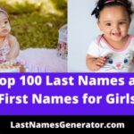 Top 100 Last Names as First Names for Girls & Their Meanings